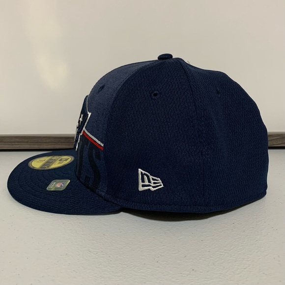 New England Patriots New Era Navy 2023 NFL Training Camp 59FIFTY Fitted Hat - Picture 4 of 9
